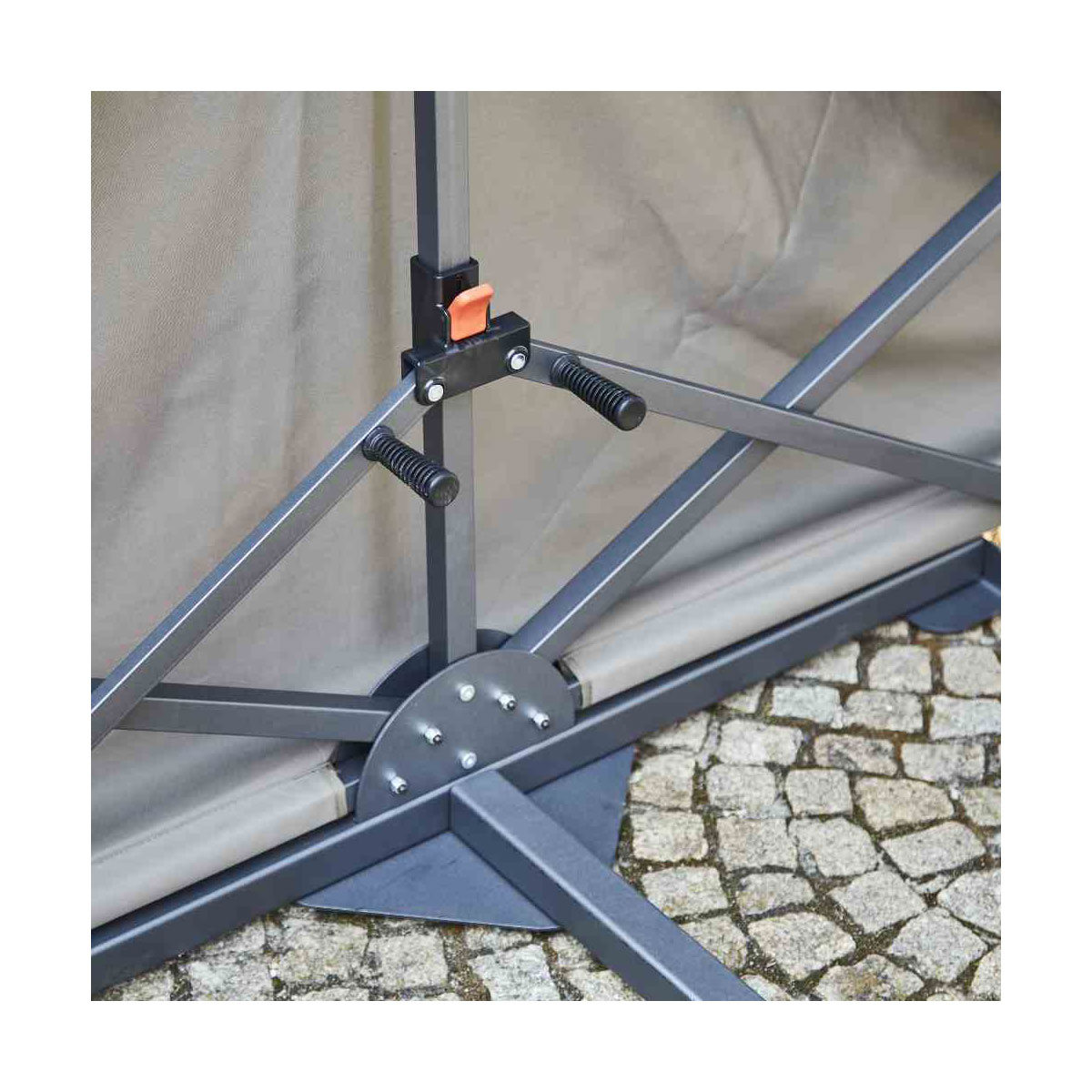 Siena Garden Faltbarer Sichtschutz Ben 150 x 280 cm taupe Bild 5