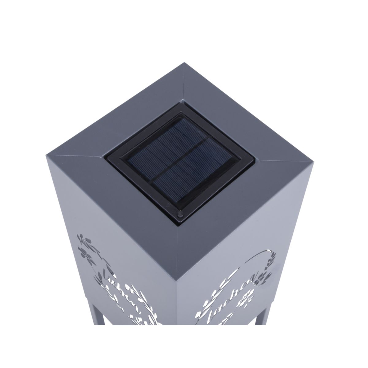 Garden Pleasure Licht-Dekosäule VIVIAN Stahl, grau, pulverbeschichtet Bild 4