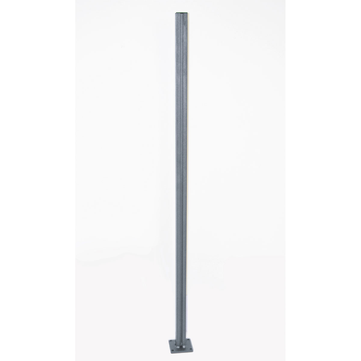 Durabil Universalpfosten für Glaswindschutz Aluminium