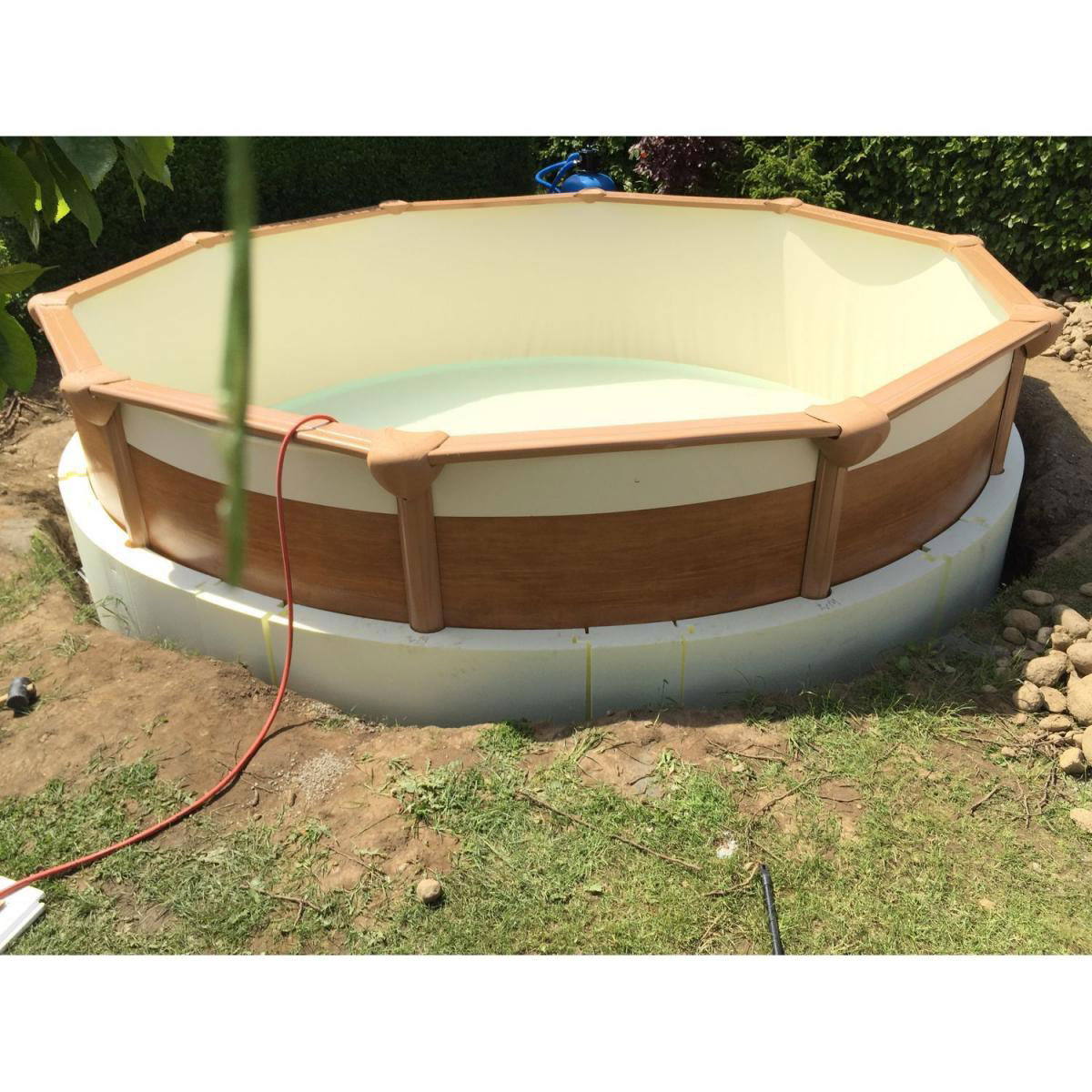 Schalstein Protector 350 x 120 cm Steinhöhe 50 cm