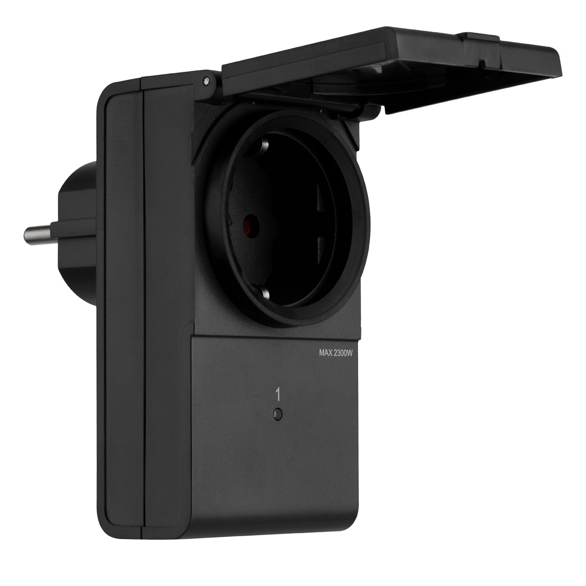 REV Ritter Funkschalt-Set außen IP44 Standard mit Fernbedienung 2+1 schwarz Bild 3