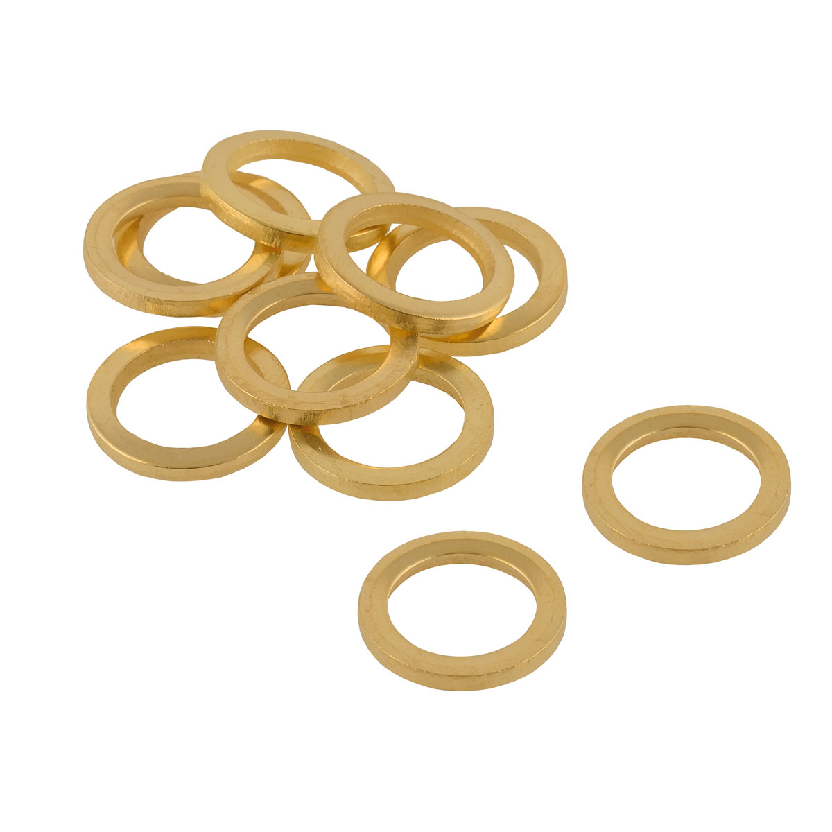 Suki Türbandring Stahl Durchmesser 13x Durchmesser 19 x 2 cm 10 Stück Bild 3