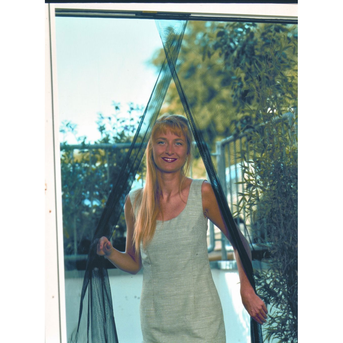 Schellenberg Fliegengittervorhang 2 x 70 x 240 cm anth. Bild 2