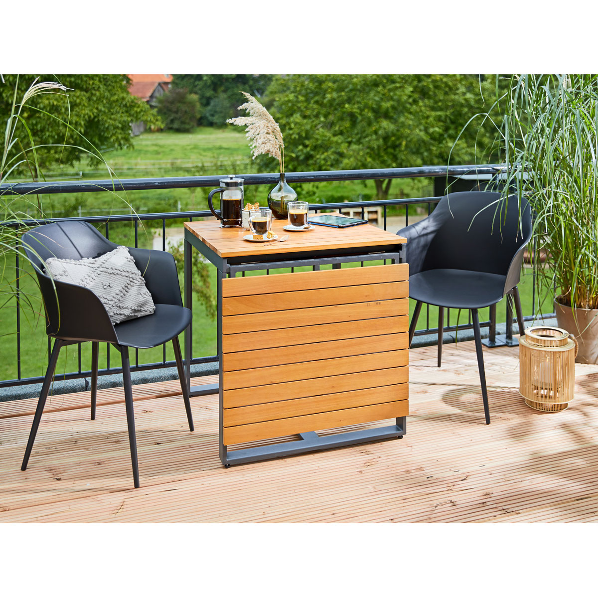 Haveson Kunststoff-Sessel Madeira schwarz Bild 7