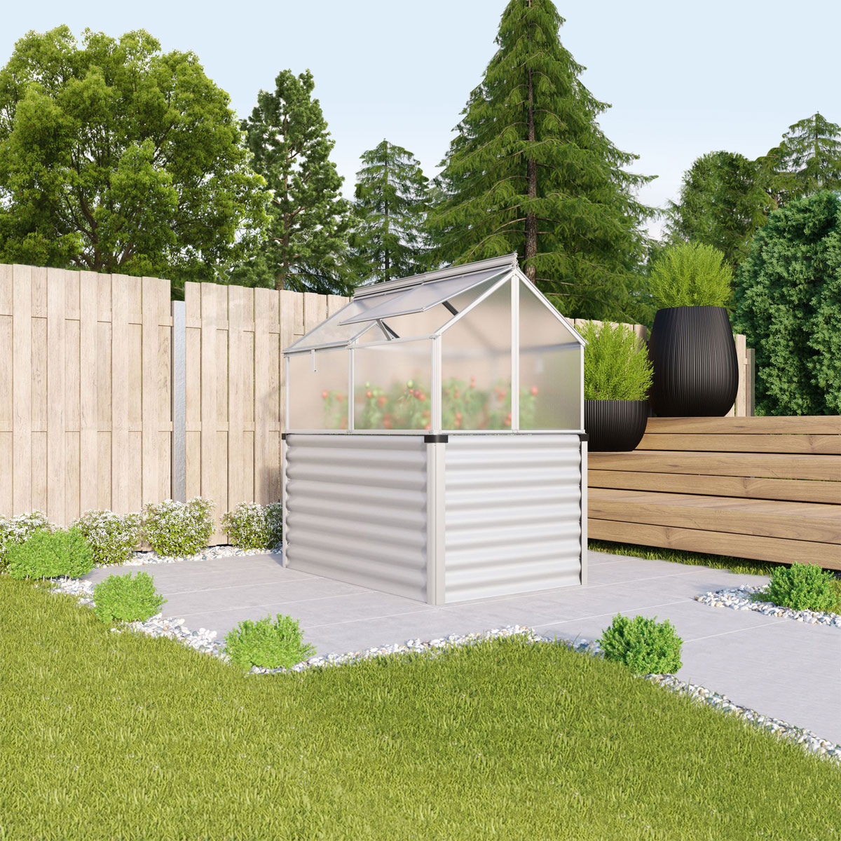 Vitavia Hochfrühbeet Paris HKP silber Bild 2