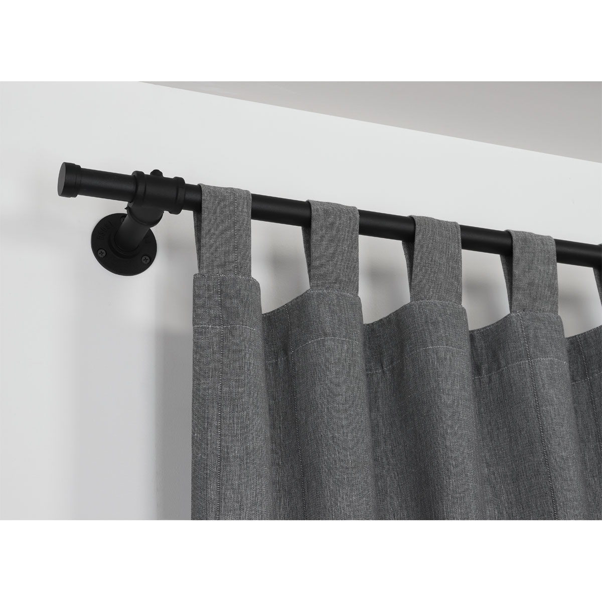 Gardinia Gardinenstange Industrial Home schwarz 2 m Bild 6