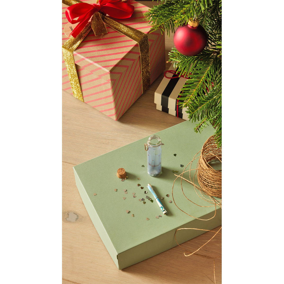 Glasröhre Wunscherfüller Ø x H 3 x 11 cm Bild 5