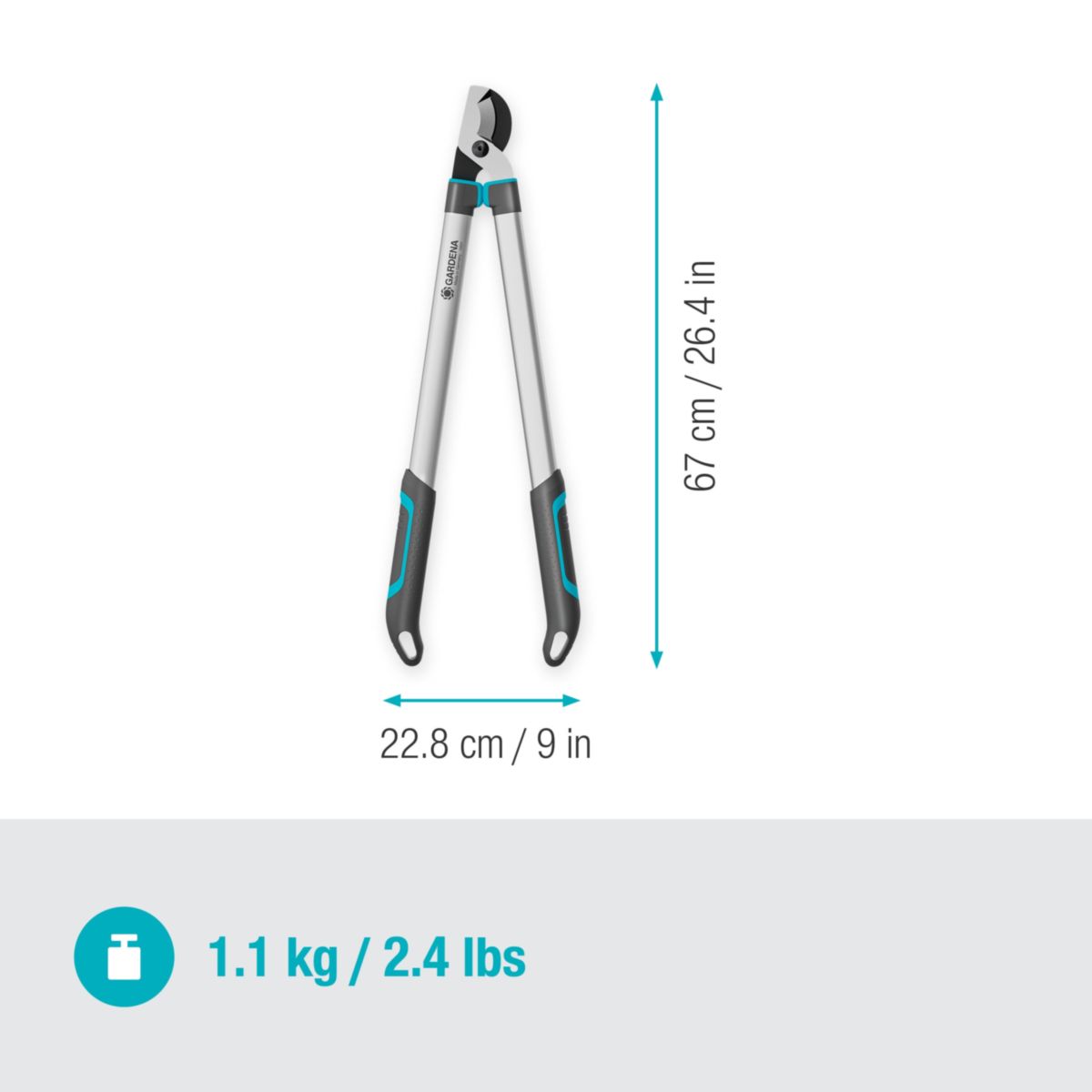 Gardena Astschere EasyCut L Display Set Bypass Bild 3