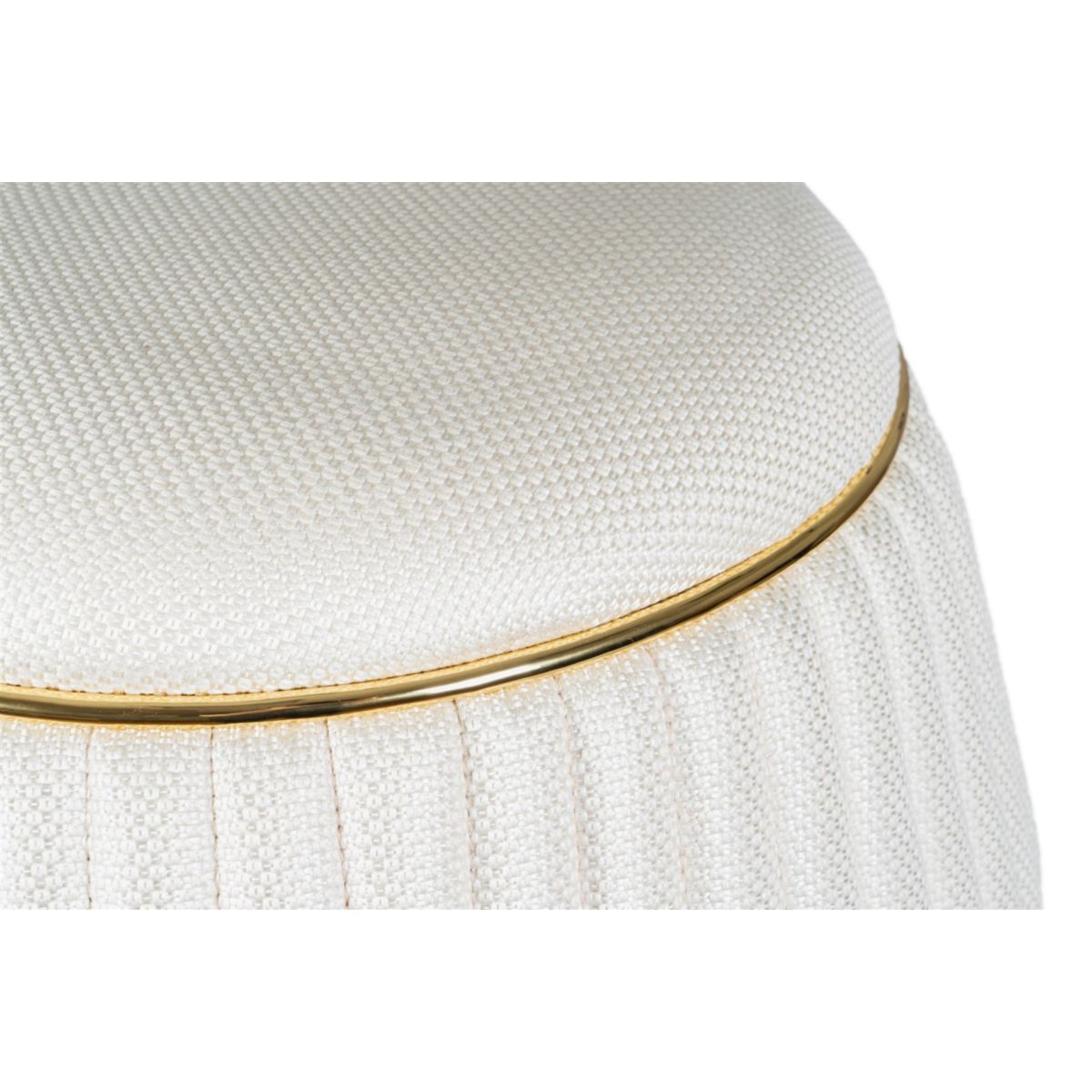 Hocker Doric 245 elfenbein gold Bild 5