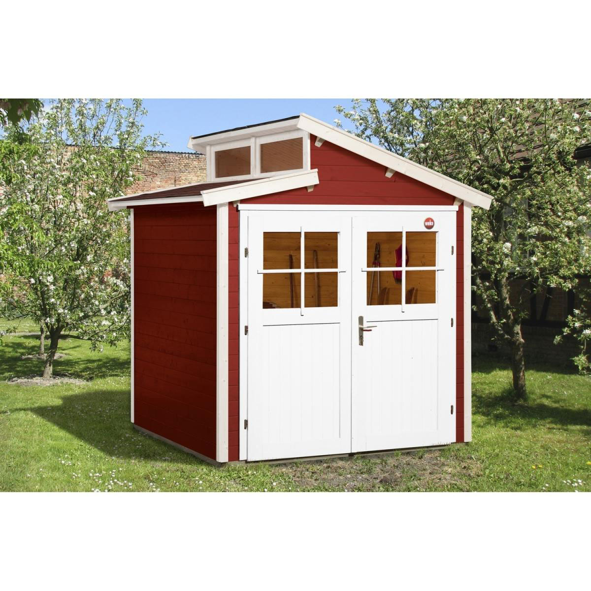 Weka Gartenhaus 226 rot Bild 1