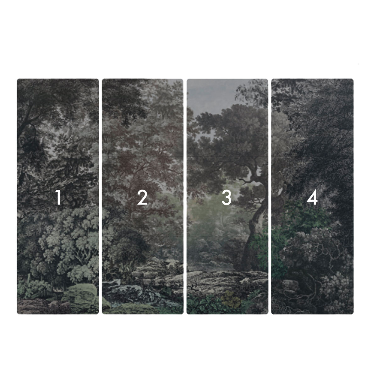 Komar  Vlies Fototapete Fairytale Forest 400x280 cm Bild 3