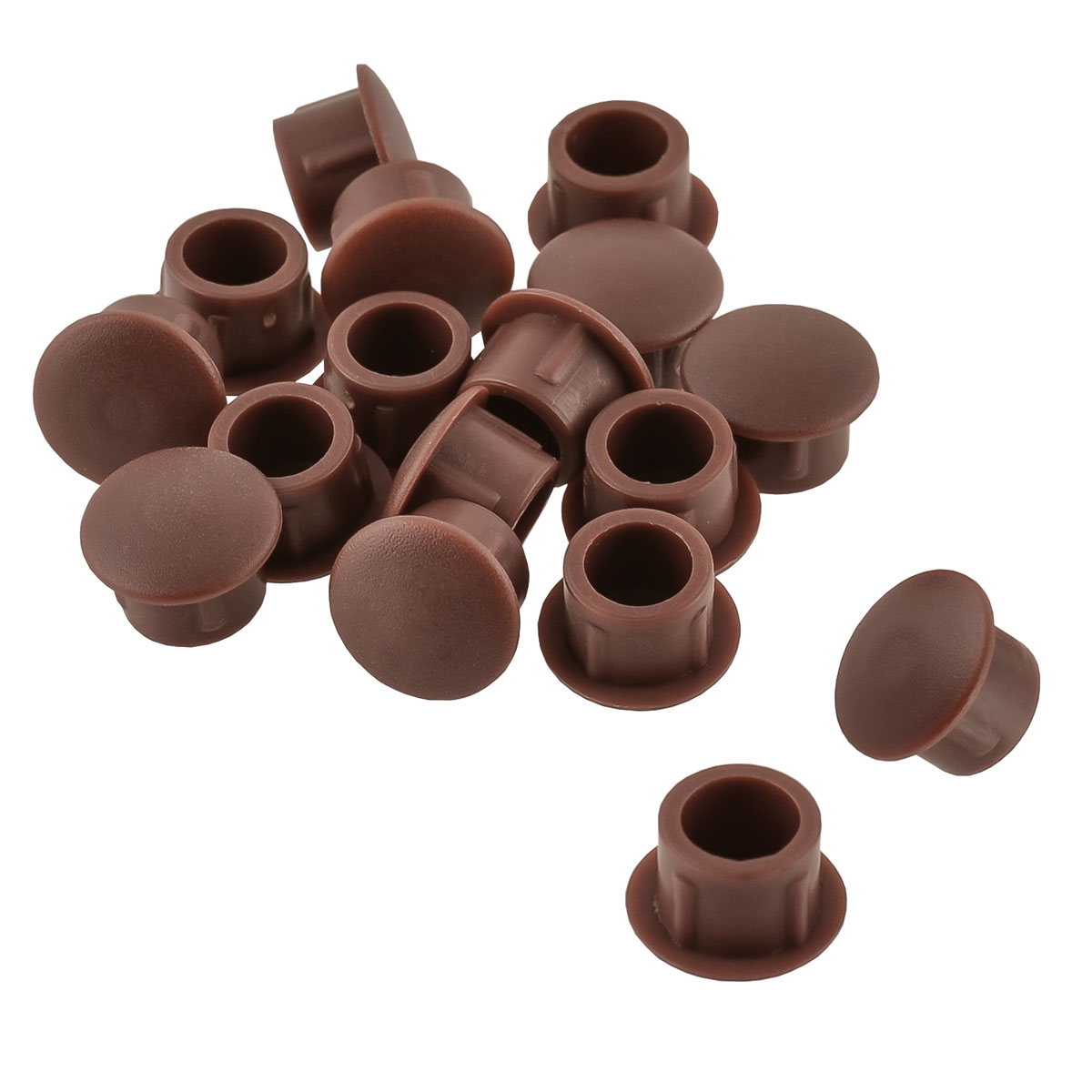 Suki Abdeckkappe Kunststoff Durchmesser 8 mm braun 20 Stück Bild 3
