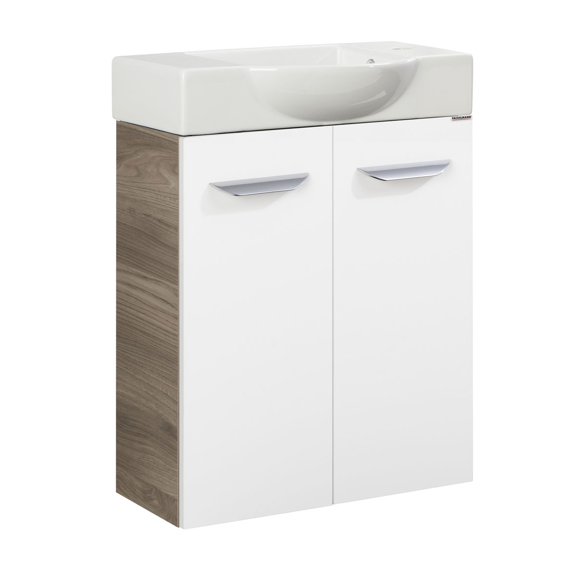 Fackelmann  Gäste-WC Keramikbecken SBC 545 x 145 x 317 mm Weiß Hahnloch rechts Bild 3