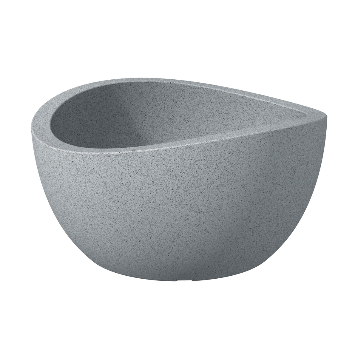 Scheurich Pflanzschale Wave Globe Stony 252 40 cm grau