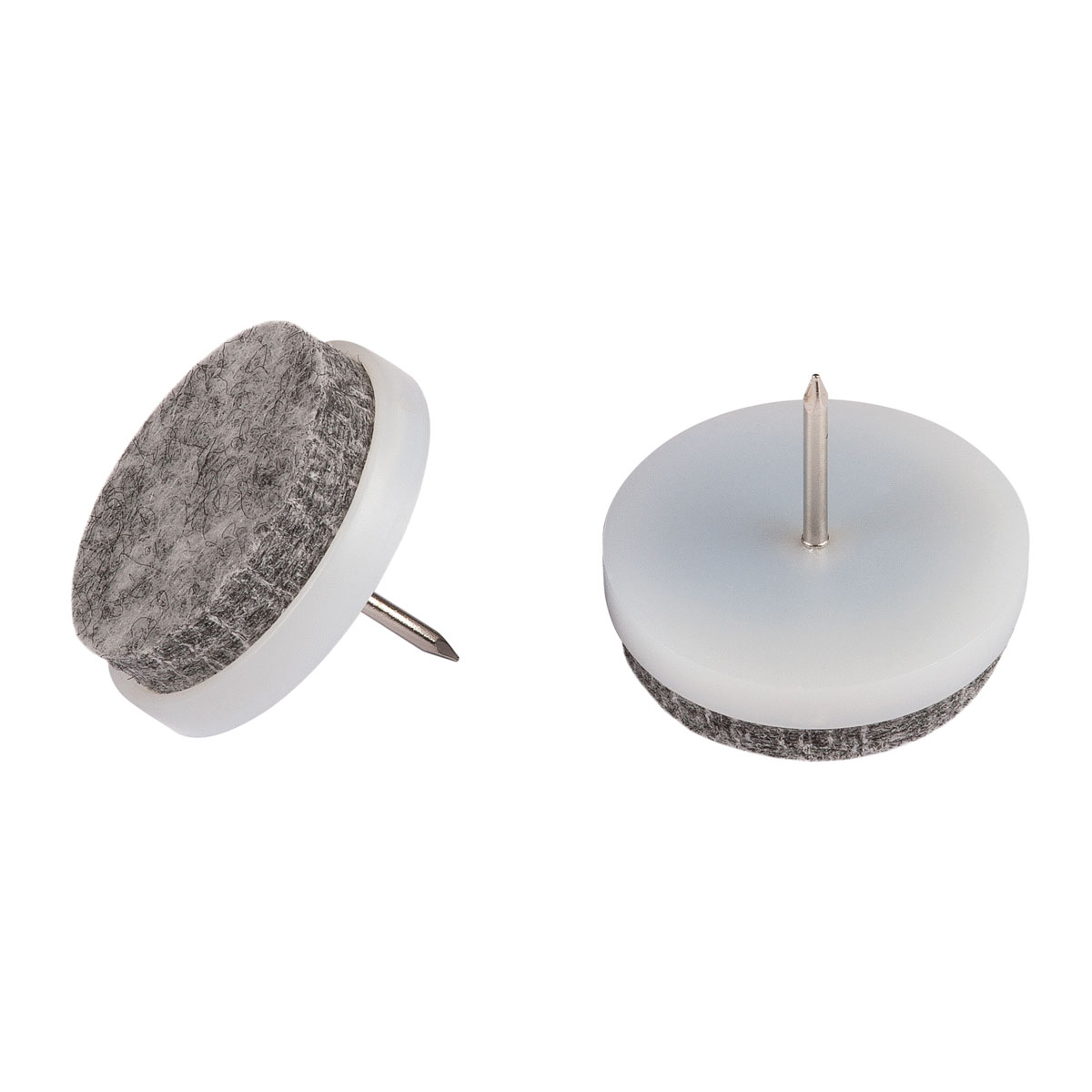 Suki Filzgleiter mit Stift Durchmesser 2,8 cm weiß 4 Stück Bild 1