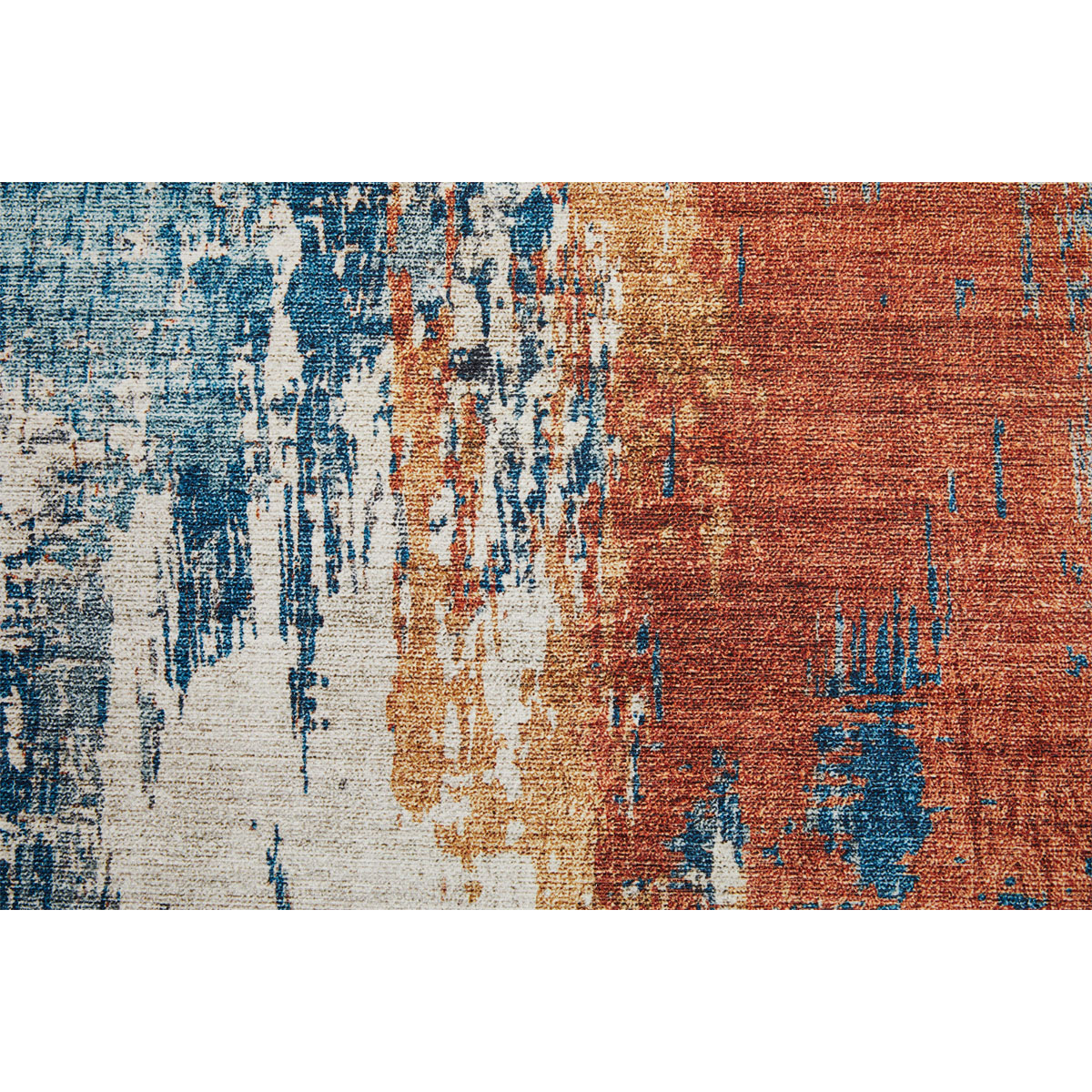 Luxor living Teppich Polino 80x150 cm blau-koralle Bild 6