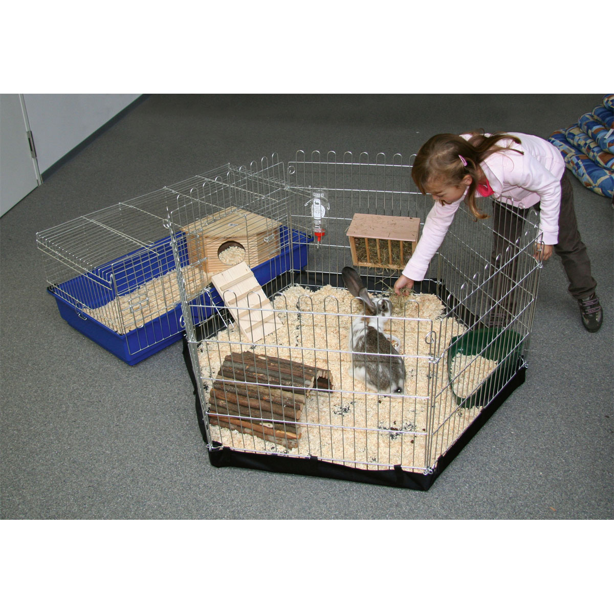 Nylonboden für Freigehege schwarz Bild 3