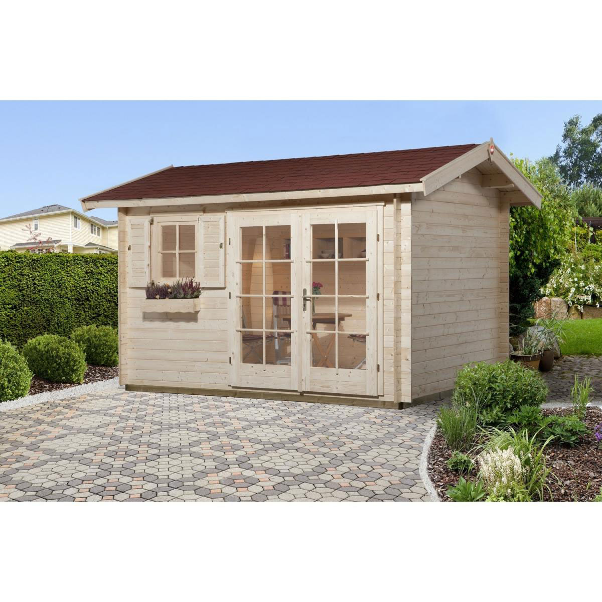 Weka Gartenhaus 163 340 x 250 x 257 cm Bild 1