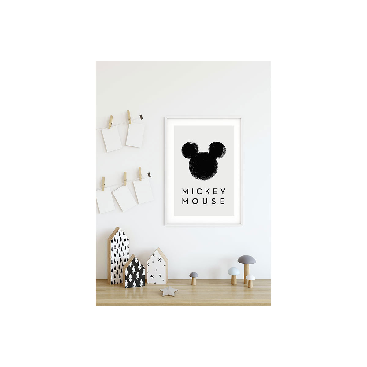 Komar  Wandbild Mickey Mouse Silhouette 30x40 cm Bild 8