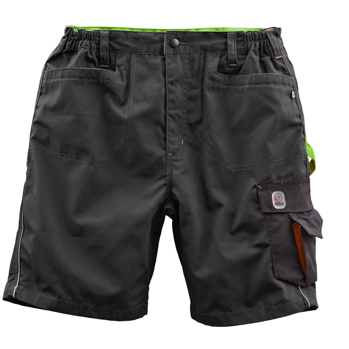 Terrax Workwear Arbeitsshort schwarz-limette Größe 52