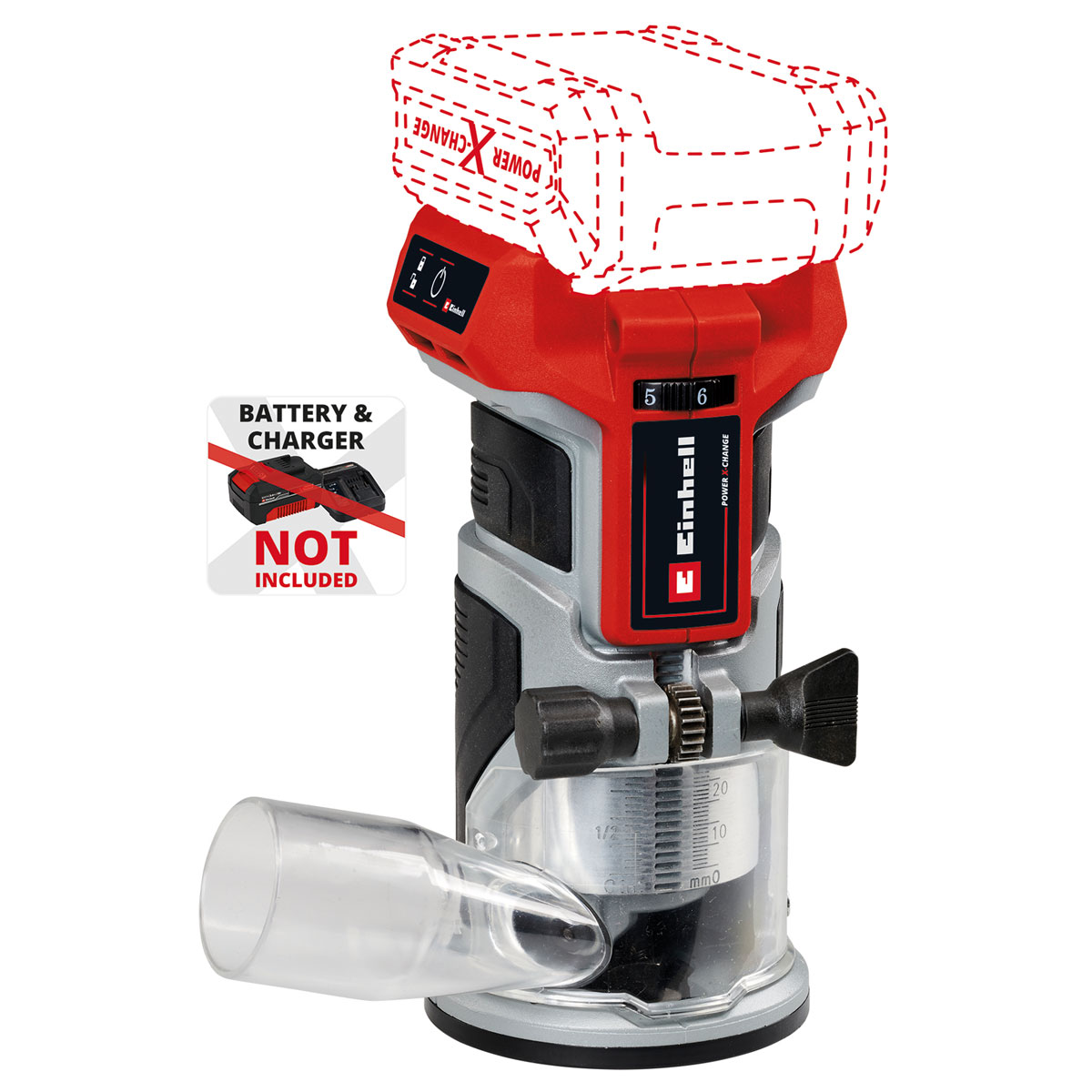 Einhell  Akku-Kantenfräse TP-ET 18 Li BL - Solo