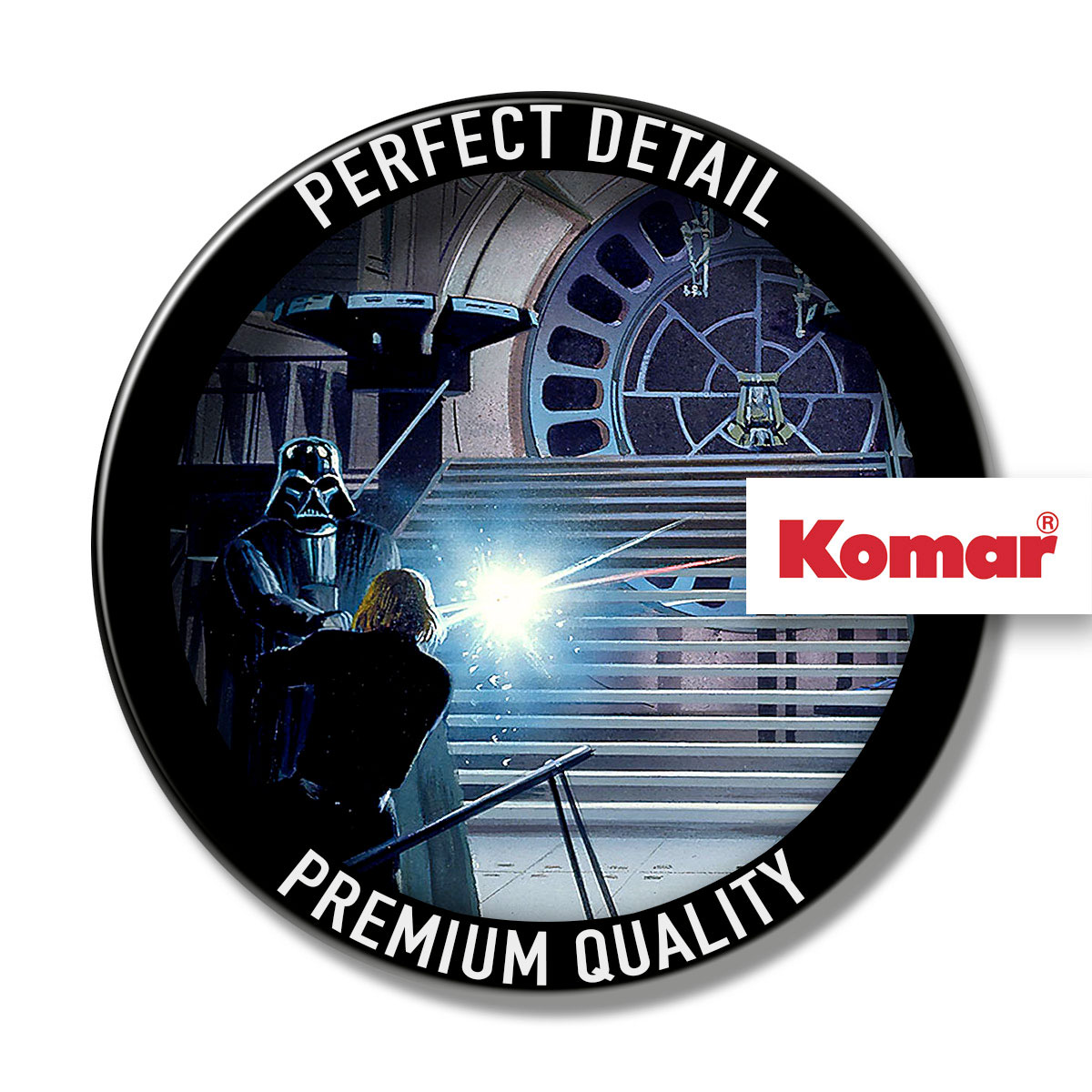 Komar  Vlies Fototapete Star Wars Classic Duell Throneroom 500x250 cm Bild 3