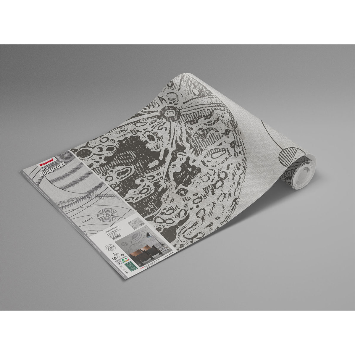 Komar  Vlies Fototapete Cosmos Sketch 300x280 cm Bild 8