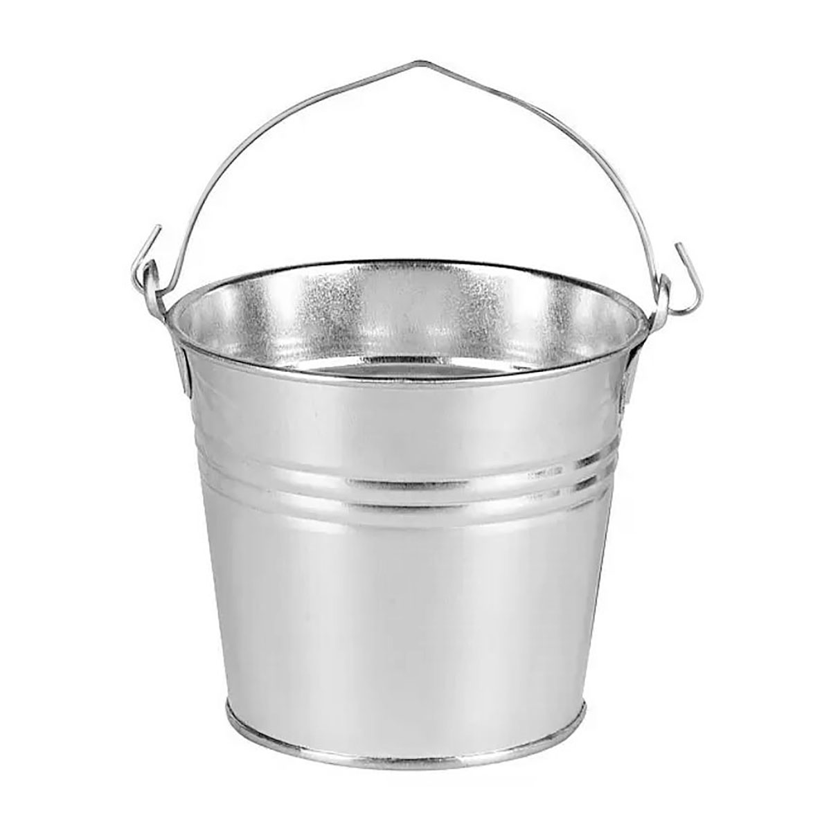 Übertopf mit Ösenhenkel verzinkt 1,6 L