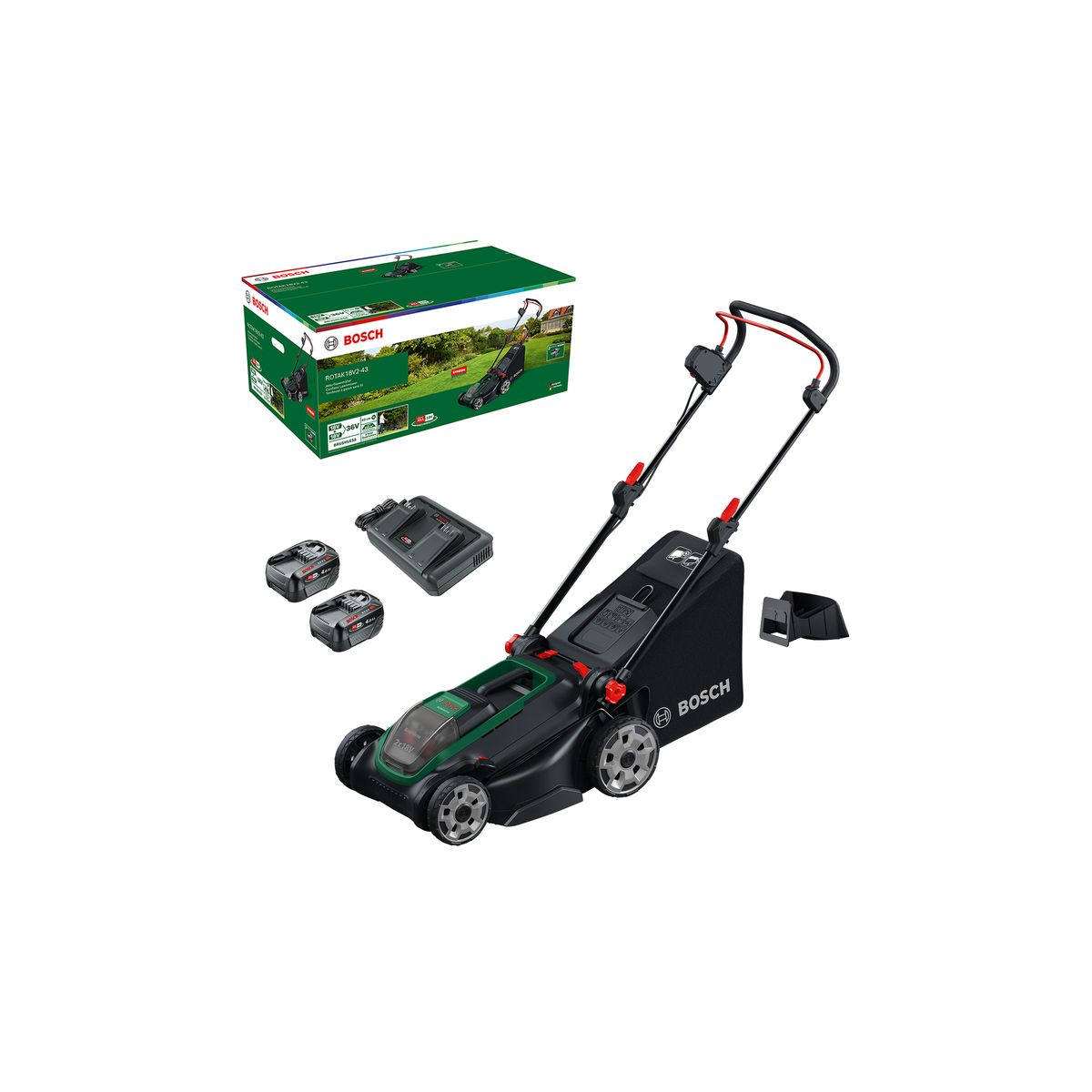 Bosch Professional Rasenmäher Rotak 18V2-43 Bild 2