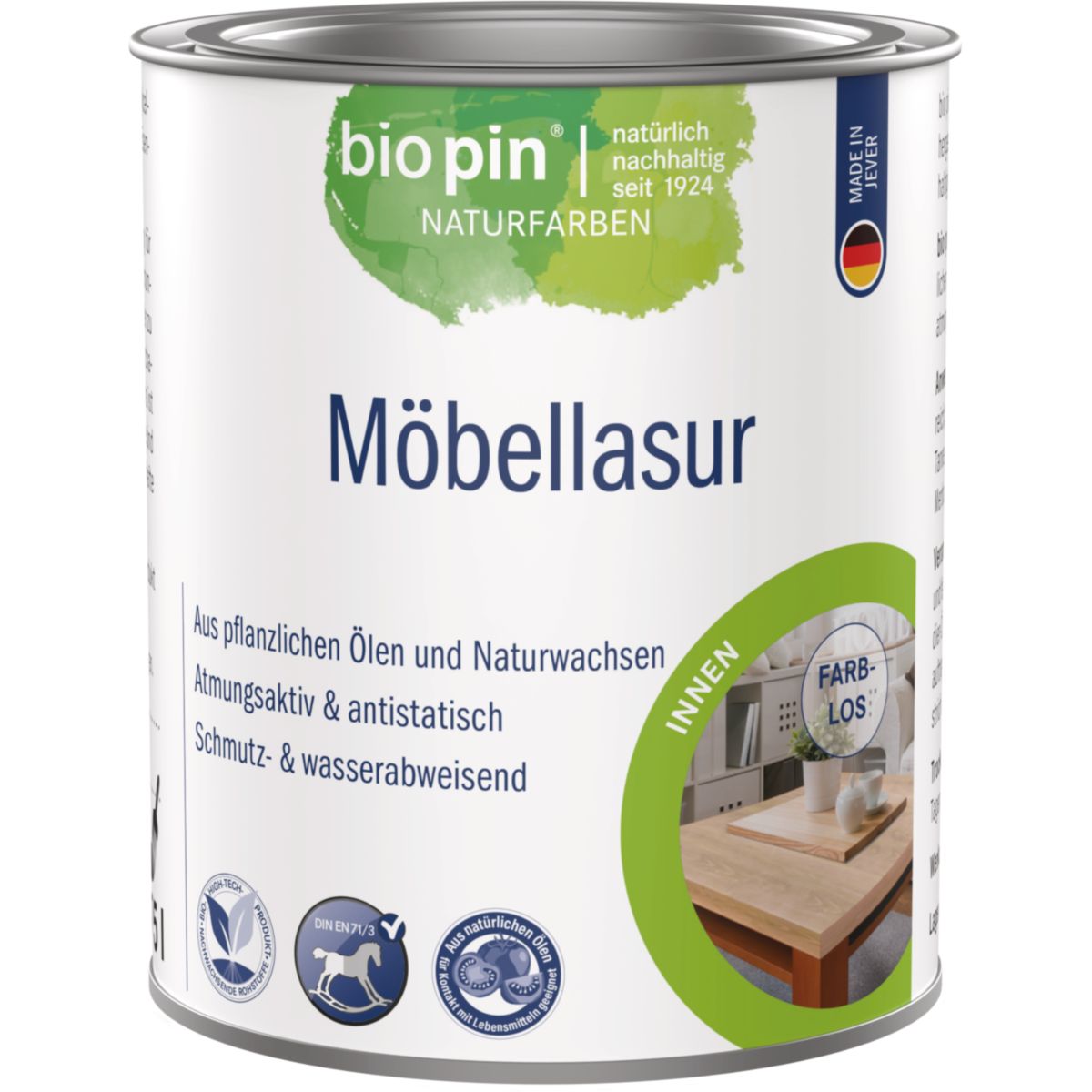 Biopin Möbellasur Farblos 0,375 l