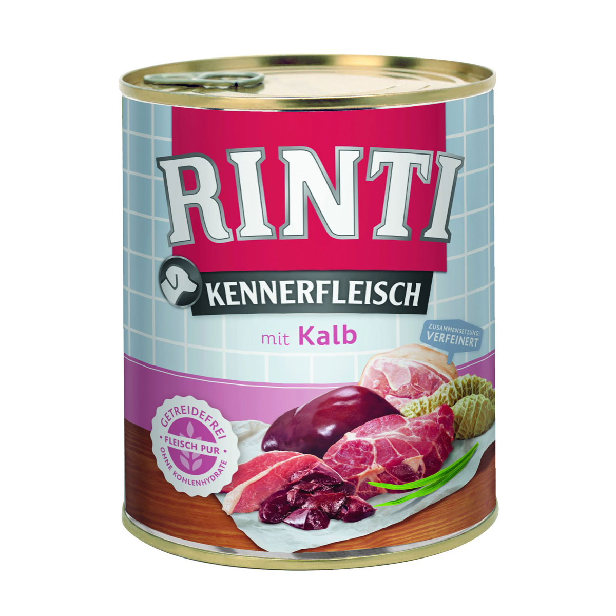 Rinti  Dose Kennerfleisch Kalb 800g