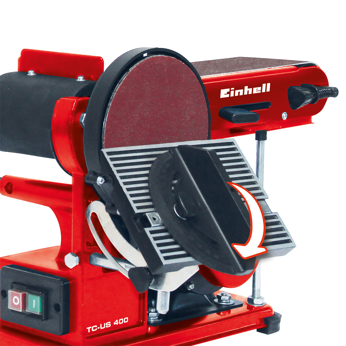 Einhell Stand-Band-Tellerschleifer TC-US 400 Bild 8