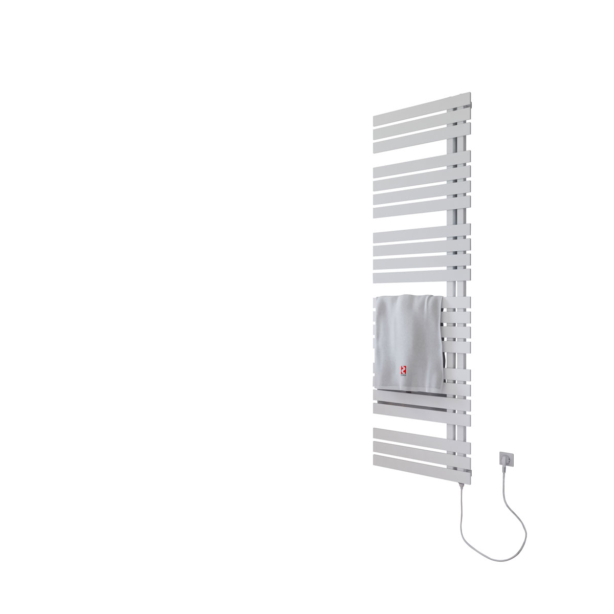 Schulte  Handtuchwärmekörper Breda steckerfertig inklusive Heizstab 1 Anschluss rechts 50 cm x 169 cm Bild 2