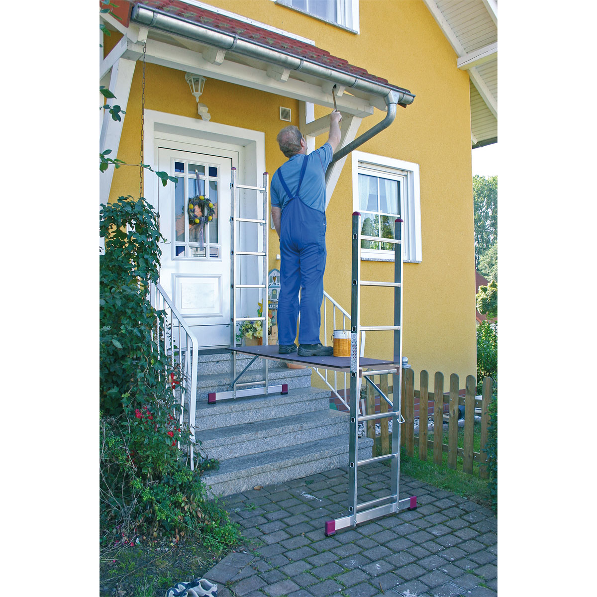 Krause CORDA LeiterGerüst 2 x 7 Sprossen Bild 10