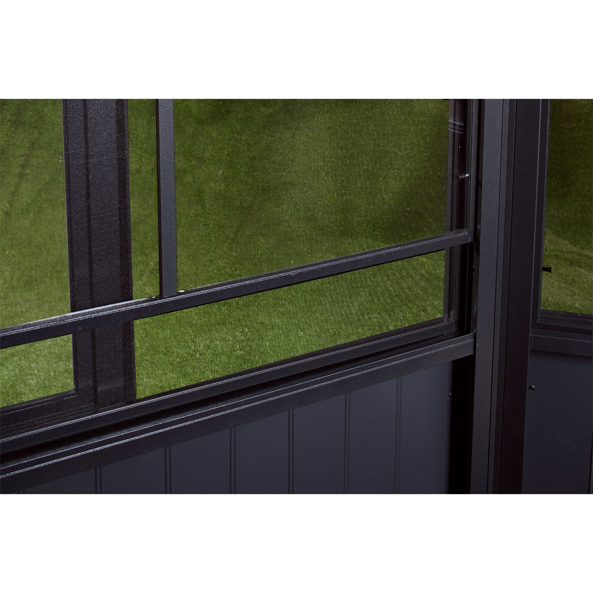 Sojag Pavillon Kaltwintergarten Charleston 1218 383,6x593,6x280,89cm Anthrazit Bild 8