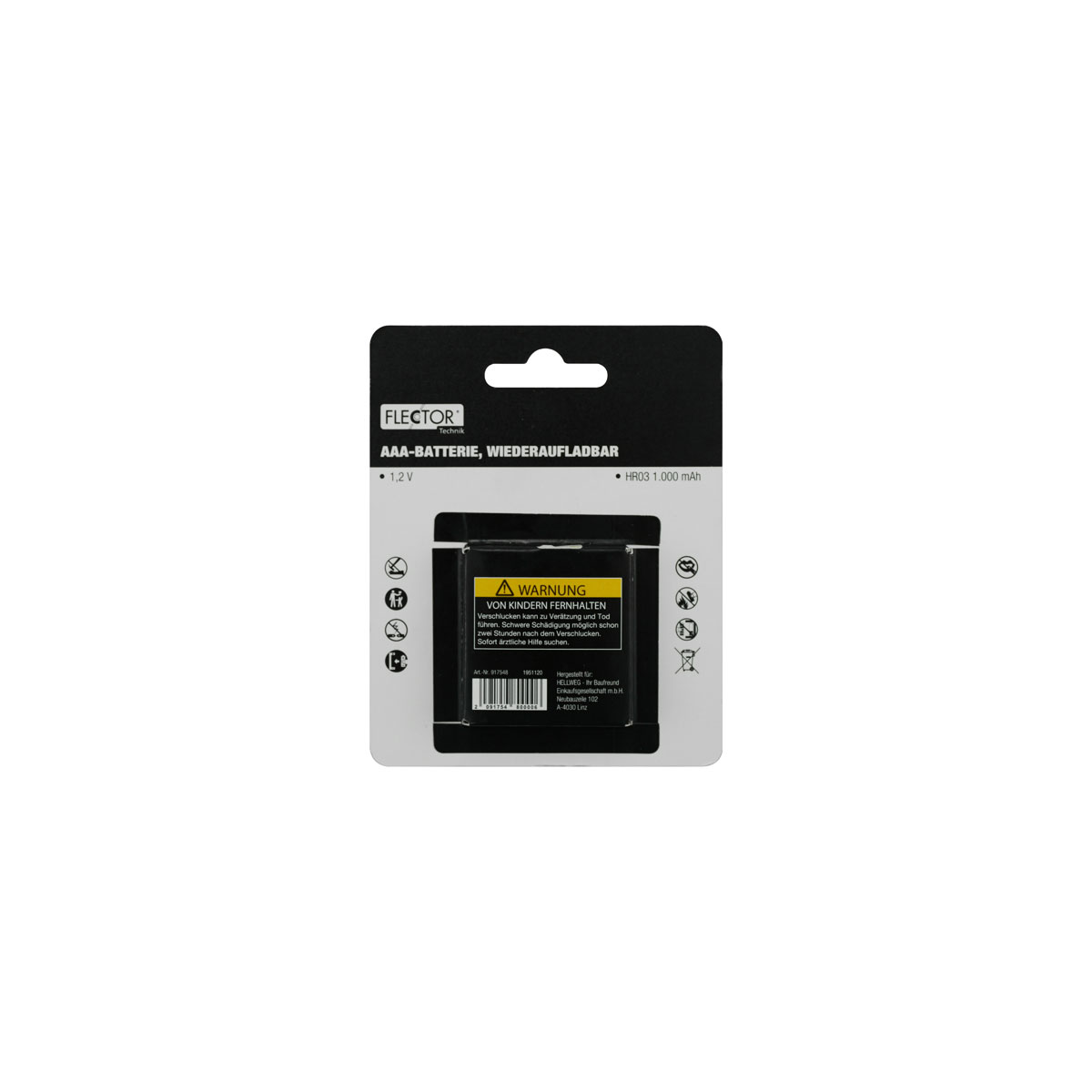 Basic  Akku AAA 1000mAh 4 Stück