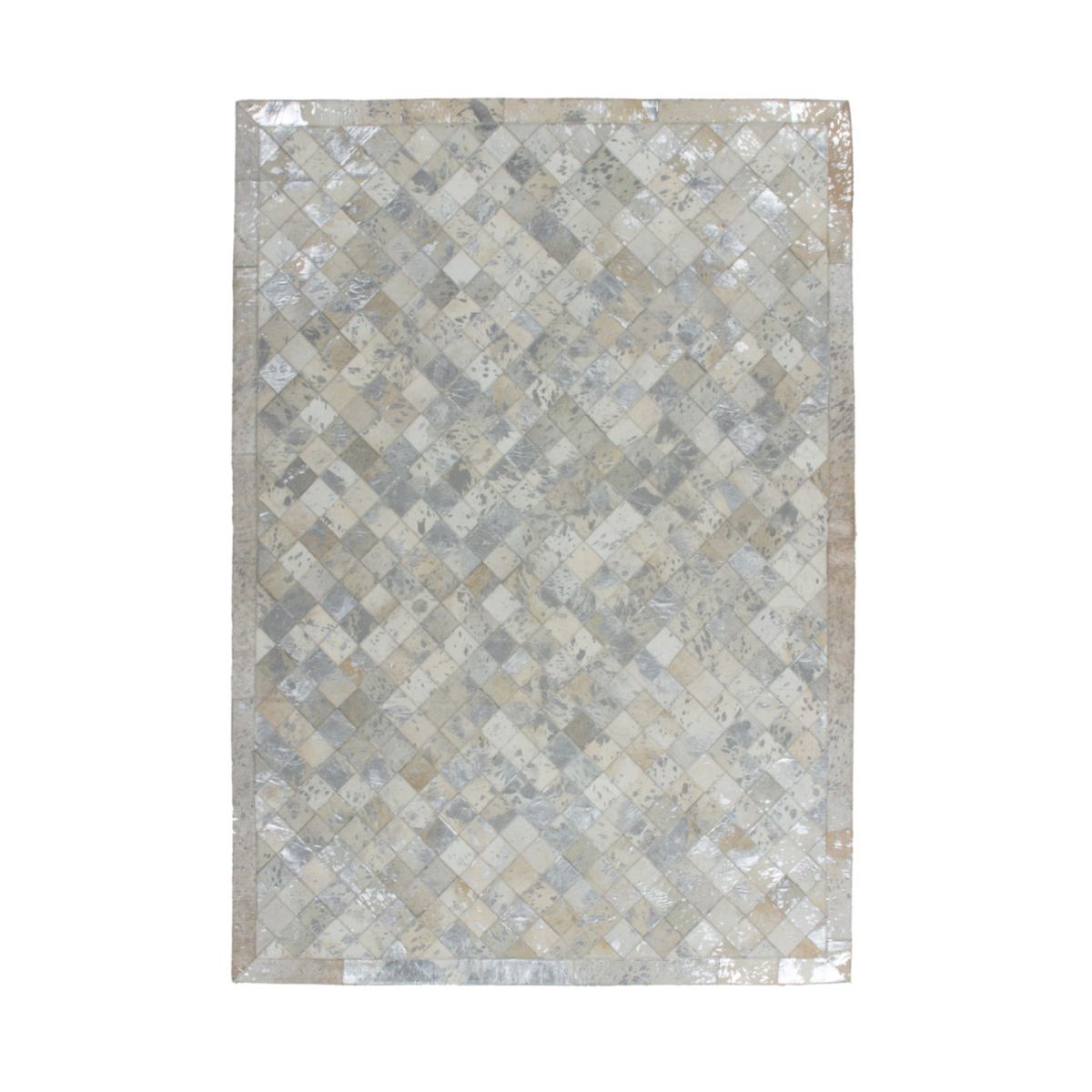 Lavish 210 Grau / Silber 120cm x 170cm