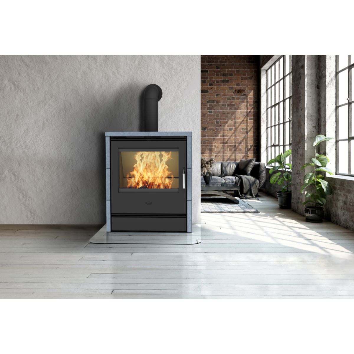 Fireplace Kaminofen Roenky Speckstein