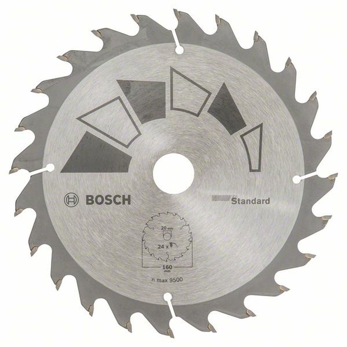 Bosch  Kreissägeblatt Basic 160 x 2,2 x 20/16Z24