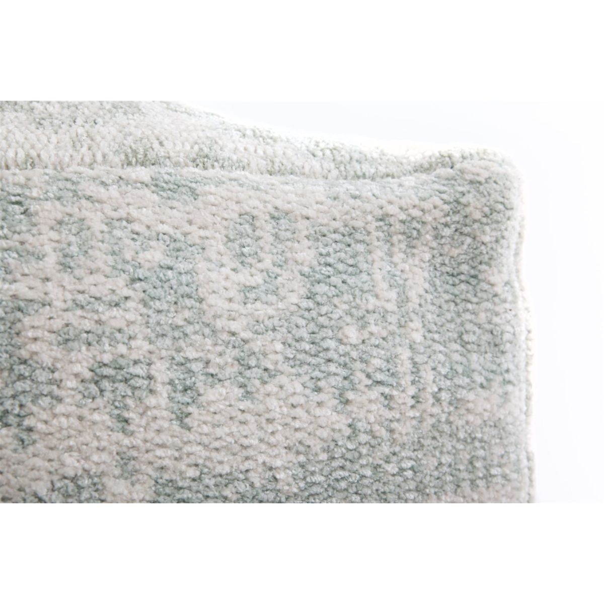 Pouf und Kissen Set Hocker Paramount 110 elfenbein mint 80x80cm Bild 5