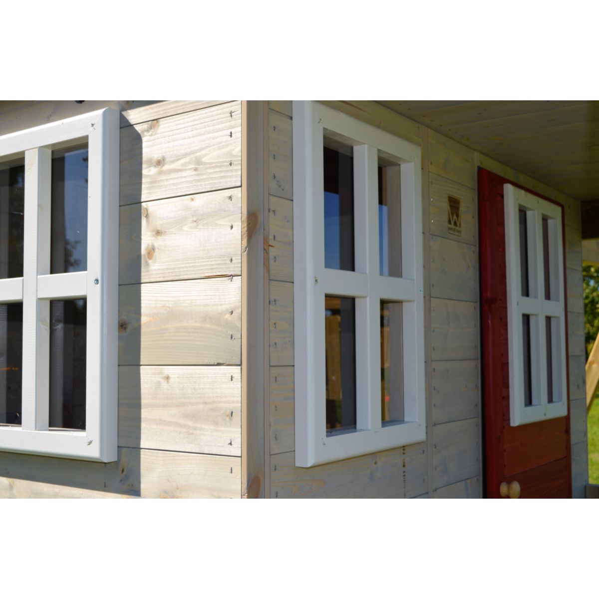 Wendi Toys Spielhaus Alpaka inkl. Sandkasten, Rutsche und Schaukel 290x350x242 cm Bild 6