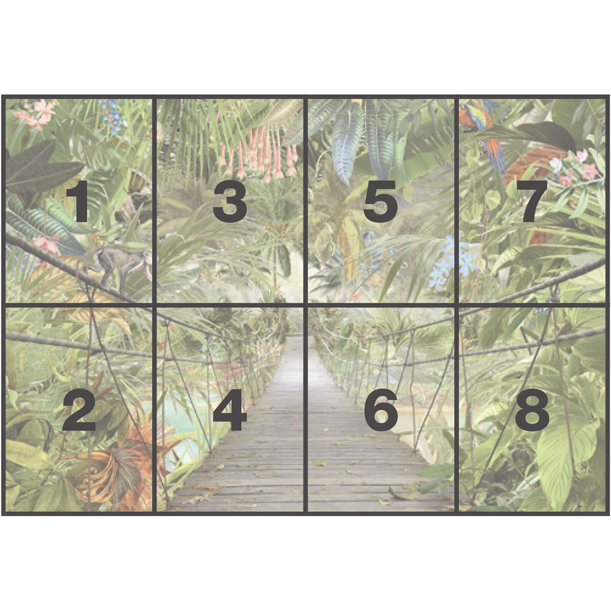 Komar  Papier Fototapete Wild Bridge 368x254 cm Bild 3