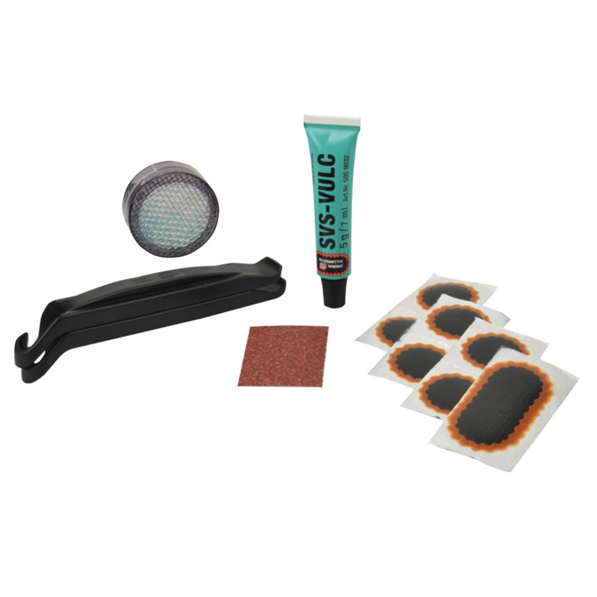 Fahrrad Flickzeug mit Lochfinder