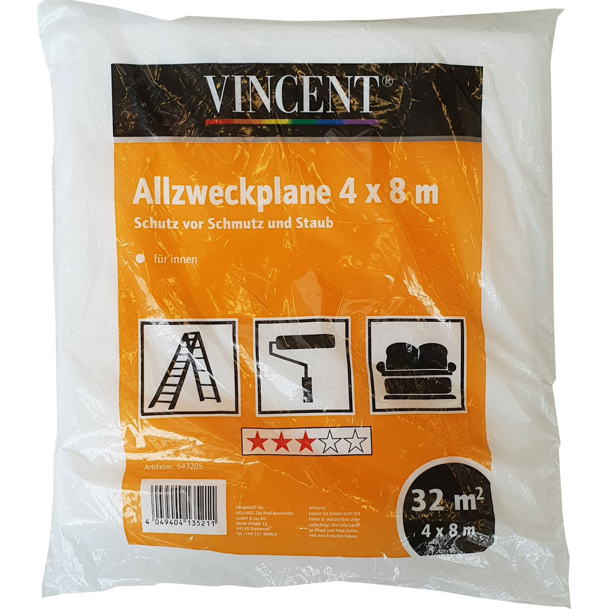 Vincent Allzweckplane 400 x 800 cm