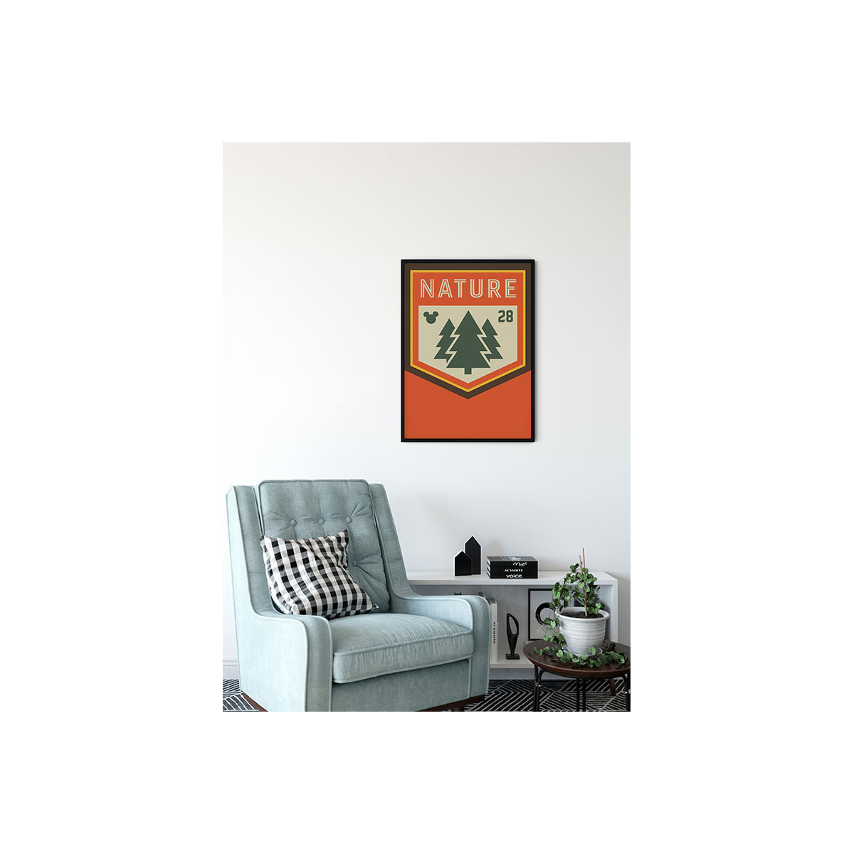 Komar  Wandbild Mickey Mouse Nature 40x50 cm Bild 4