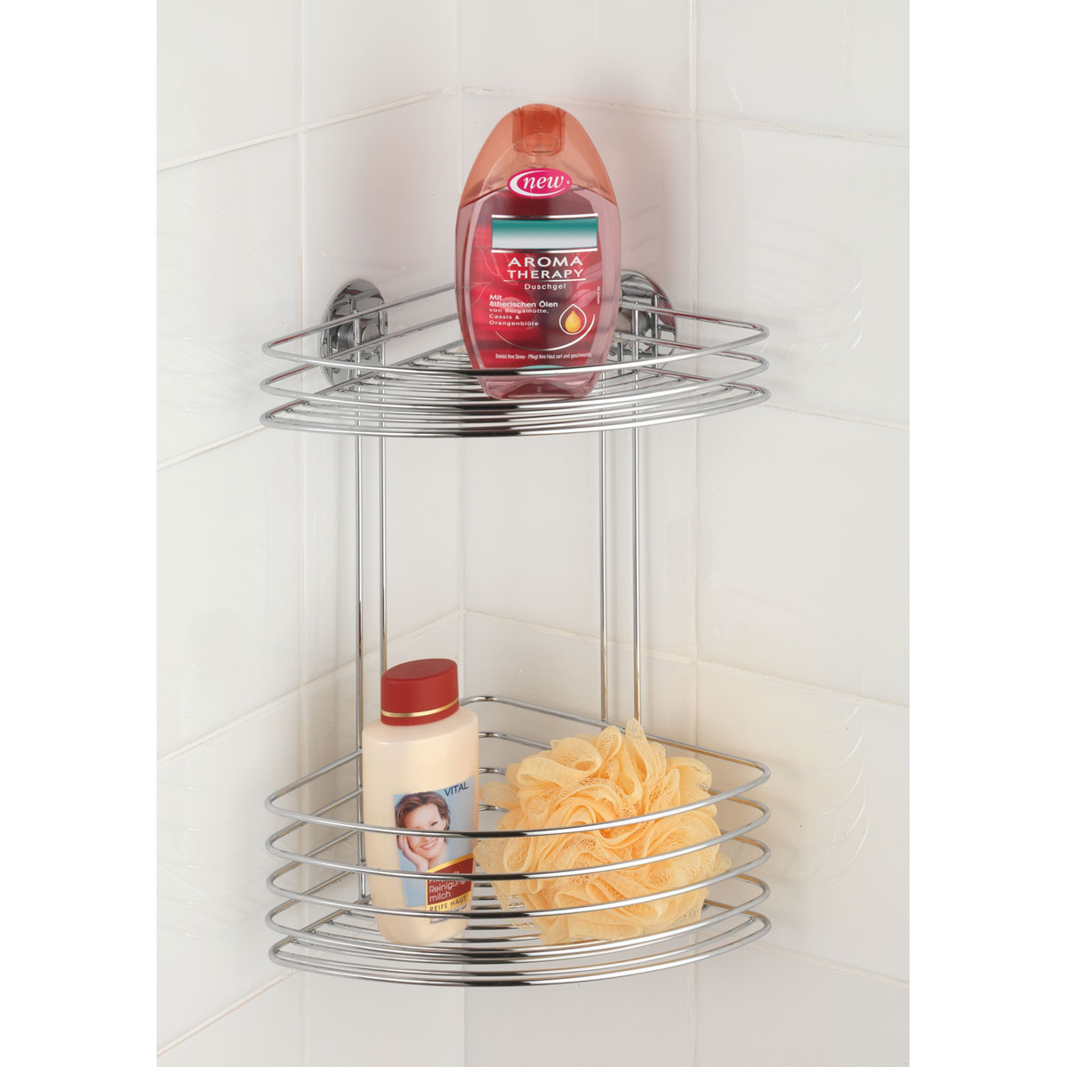 Wenko Turbo-Loc Eckregal 2 Ablagen Bild 7