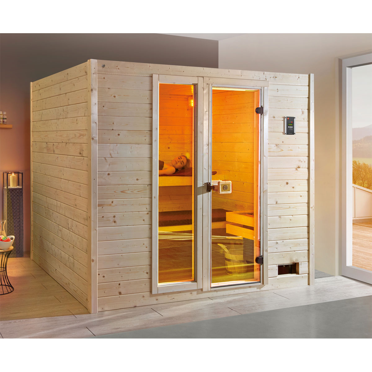 Weka Massivholzsauna „Valida 4“, GTF Bild 2