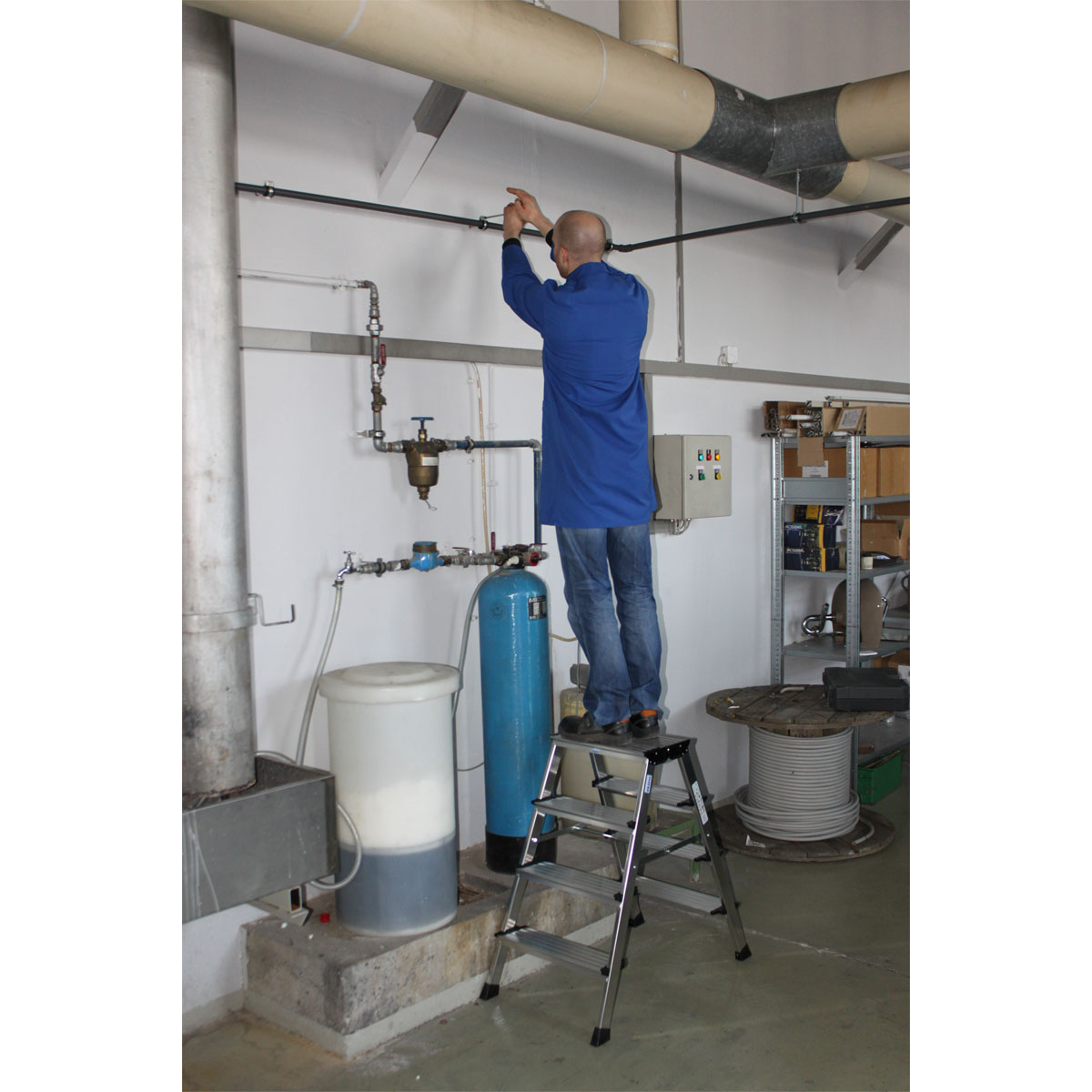 Krause TREPPO DOPPEL-KLAPPTRITT 2 x 4 STUFEN Bild 8