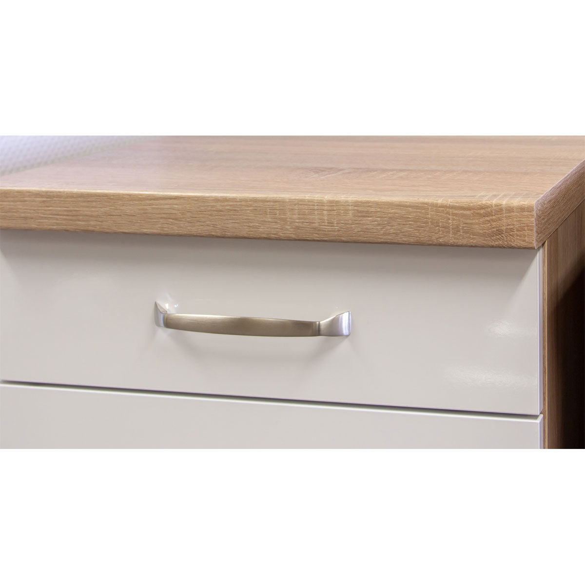 Flex-Well Küchenunterschrank „Valero“ 60x86x60 cm, weiß/Sonoma Eiche Bild 2