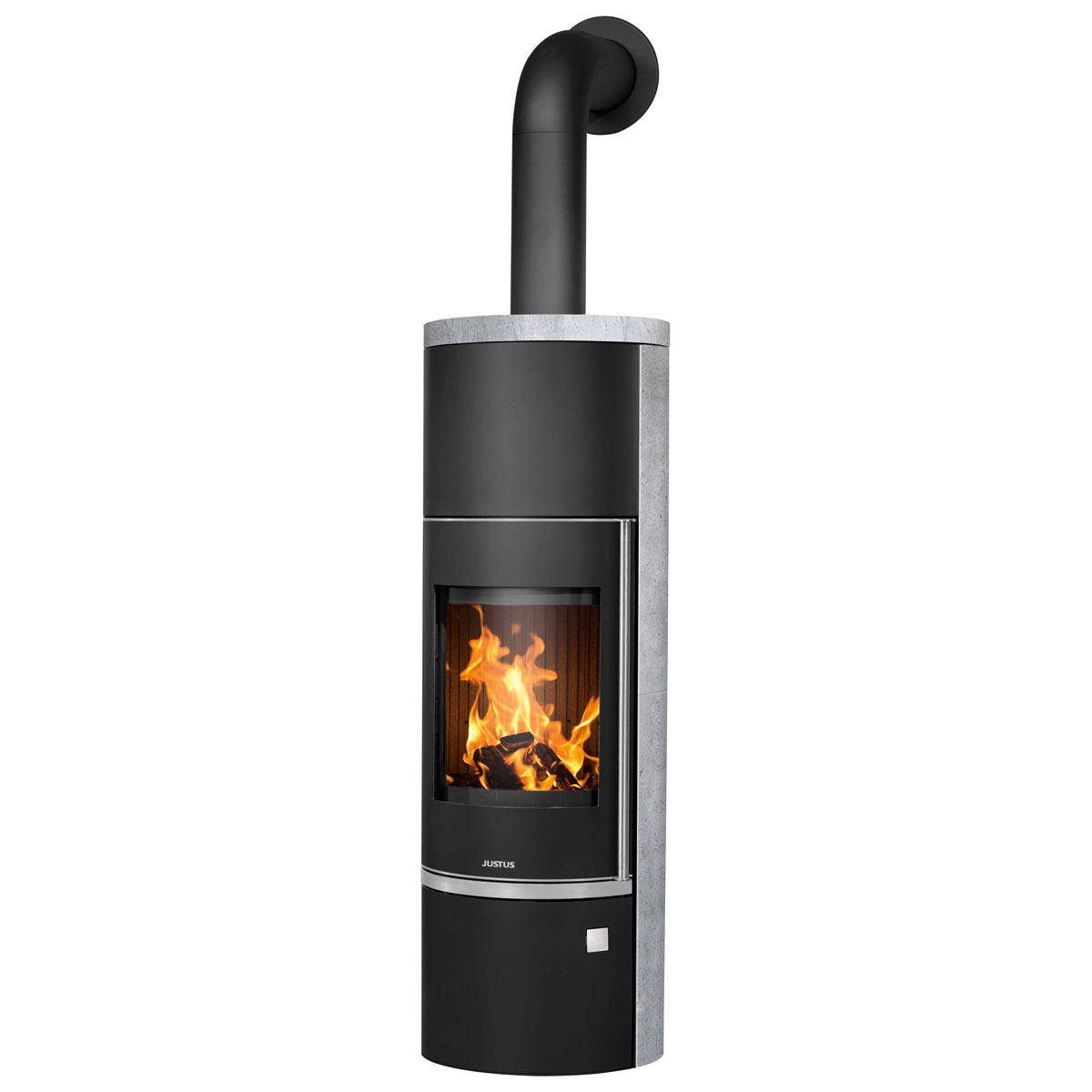 Kaminofen Faro Aqua 2.0 SpecksteinKorpus Stahl Schwarz